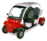 Capistrano Golf Cars Red Gem Golf Cart 2 & 4 Passenger