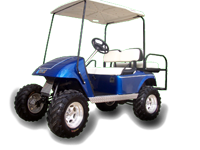 Custom Wheels and Tires for your golf carts